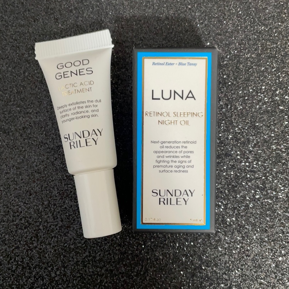 MINI Sunday Riley Lactic Acid & Sleeping Oil